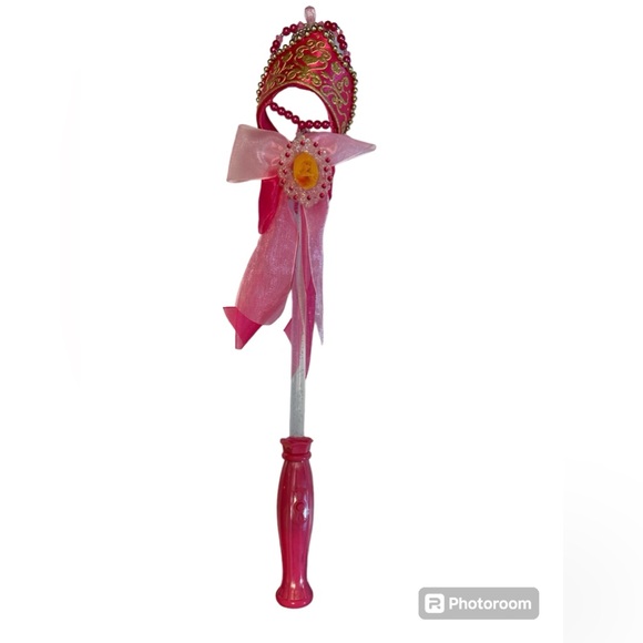 Disney Store Princess Aurora Costume Dress, size 7/8. Free Aurora wand. - Picture 5 of 5